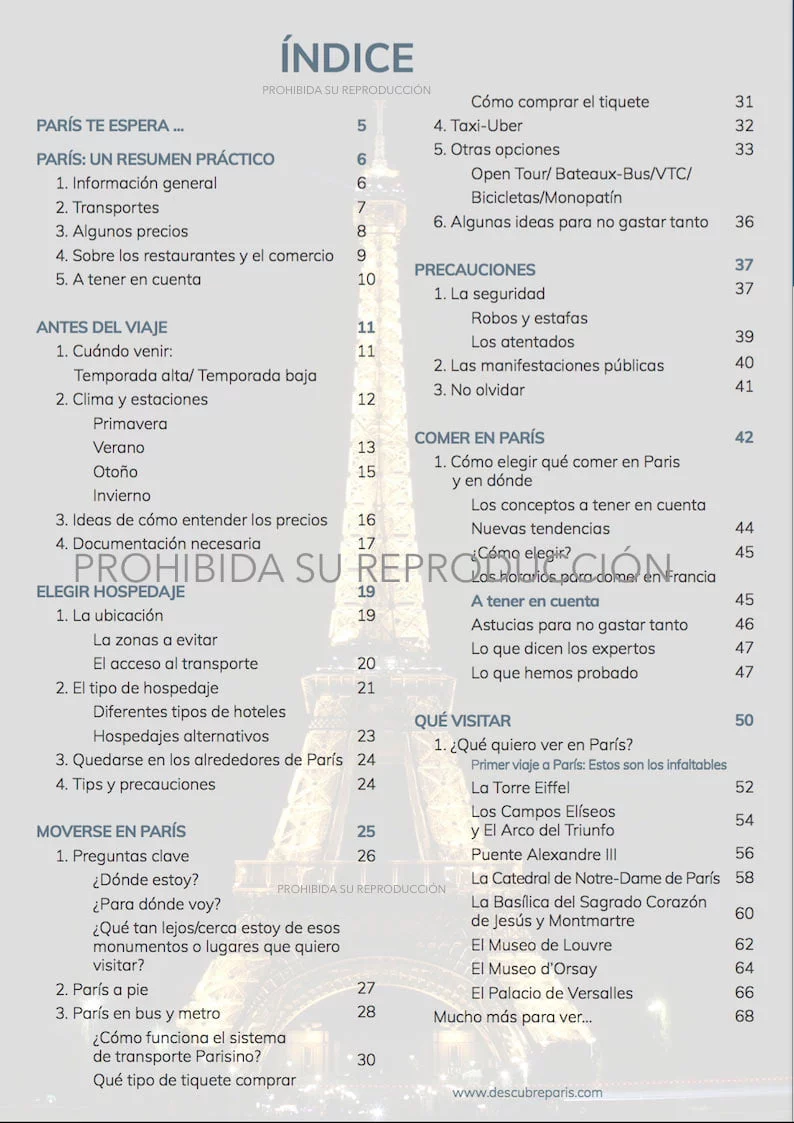 Paris Practical Guide