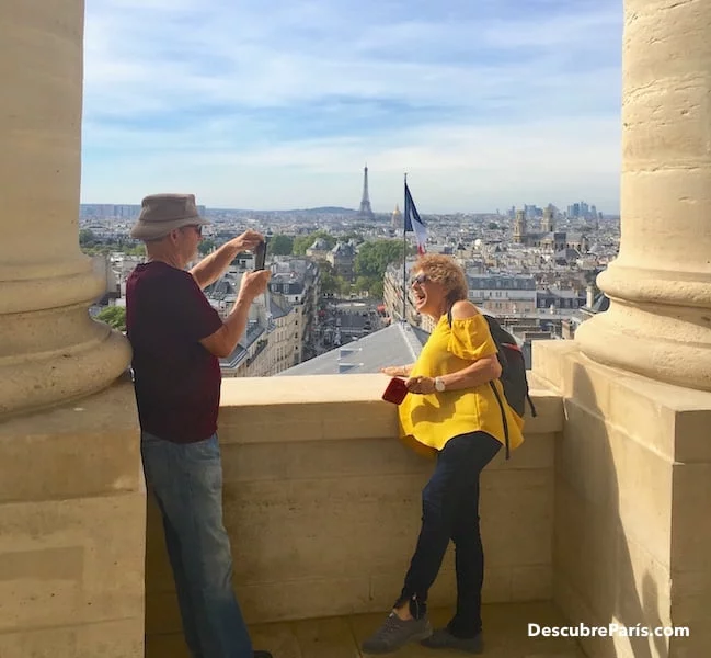 Vista desde la parte alta del Panteón Fotos ©Descubre París