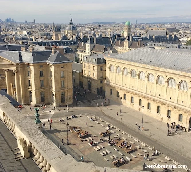 Vista desde la parte alta del Panteón Fotos ©Descubre París